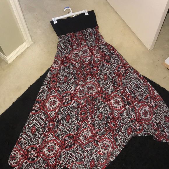 Women’s sz 14 strapless Volcom maxi dress - Picture 5 of 5